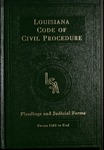 West's Louisiana Statutes Annotated Code of Civil Procedure by William E. Crawford