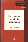 Le Contrat en Droit Americain by Alain A. Levasseur