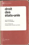 Le Droit des Etats-Unis by Alain A. Levasseur