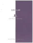 2004 LSU Law Commencement Program