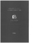 2001 LSU Law Commencement Program