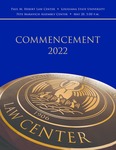2022 LSU Law Commencement Program by LSU Law