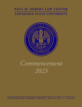 2023 LSU Law Commencement Program by LSU Law