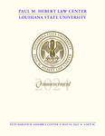 2024 LSU Law Commencement Program by LSU Law