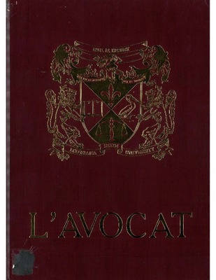 L’Avocat : The Louisiana State University Law Center Yearbooks | Archives and Law Center History ...