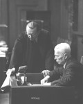 Dr. Horst Pelckmann and August von Knieriem by OMGUS Military Tribunal